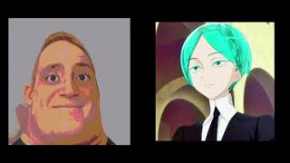 phos becoming uncanny Houseki no kuniMr Incredible disturbed meme [upl. by Bast]