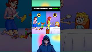 Quelle femme est une tueuse  quiz animation enigmes shorts tiktok humour devinette [upl. by Nnahgem]