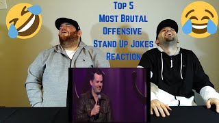 Top 5 Most Brutal Offensive Stand Up Jokes REACTION  JerzeyBoyz [upl. by Ayitahs]