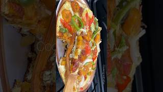 How To Make Plantain and egg frittata  plantain and egg Pizza ghana plantain explore shortfeed [upl. by Kila18]