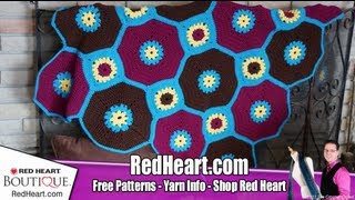 Crochet Octagon and Square Throw Video 1  EASY  The Crochet Crowd [upl. by Morganne]