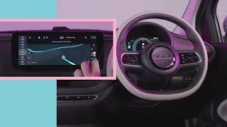 AllElectric Fiat 500 Digital Handover  Navigation How To Use [upl. by Hsemar]