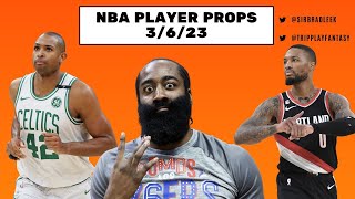 NBA Best Bets March 6th 2023 NBA Player Props [upl. by Kahl]