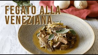 Fegato di vitello alla veneziana I Carne di vitello I Sfizioso [upl. by Eido554]