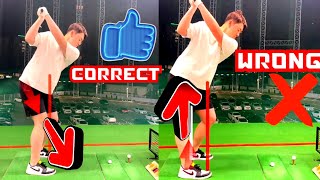 BAD amp GOOD  Golf Swing  Practice and Learning  WN1 Sports [upl. by Nohtanoj]