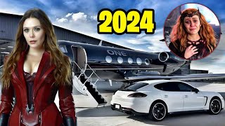 Elizabeth Olsens Net Worth ⭐ 2024  Husband House Cars Children amp Lifestyle [upl. by Dickerson]