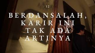 Hindia  Berdansalah Karir Tak Ada Artinya Official Lyric Video [upl. by Etteoj]