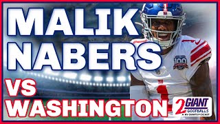 Rookie Giants WR Malik Nabers Shines Despite Costly Drop on Fourth Down [upl. by Niffirg818]