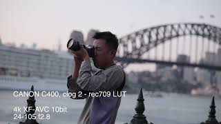 ISO 12800  Canon C400  Sydney Harbour [upl. by Dot]