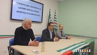 Rinnovo del contratto per gli operai agricoli e i florovivaisti conferenza a Perugia [upl. by Antoinette691]