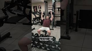 Overhead Press Technique Tips [upl. by Rizan601]