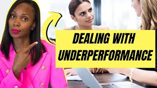 THIS is why your team member is underperforming dealing with underperforming employees [upl. by Wilkins]