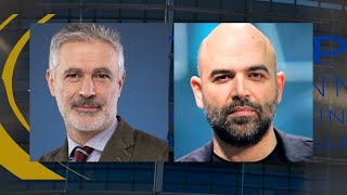 Roberto Saviano e Ceccarelli Danilo sul contrasto ai crimini finanziari ed al crimine organizzato [upl. by Mellie]