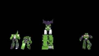 Transformers G1 Devastator 3d animation [upl. by Einhorn506]