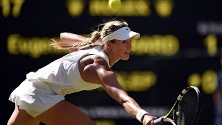 2014 Day 10 Highlights Eugenie Bouchard vs Simona Halep SemiFinal [upl. by Selima963]