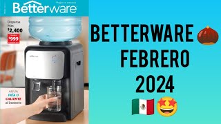 catálogo de BETTERWARE 🌰 de febrero 2024🇲🇽 [upl. by Aeila640]