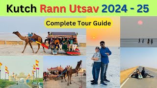 Rann Utsav  Rann Of Kutch 2024  Rann Utsav Budget Trip  White Rann Festival Gujarat  કચ્છ [upl. by Magdau]