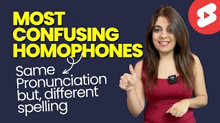 Confusing English Words  Homophones amp Homonyms  English Pronunciation Practice vocabulary [upl. by Carlen]