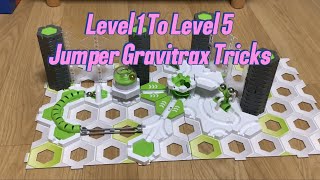 Level 1 To Level 5 Jumper Gravitrax Tricks [upl. by Aynnat]