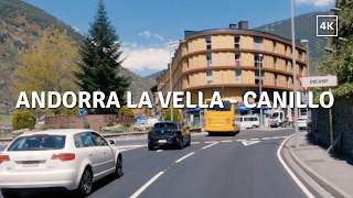 Driving from Andorra La Vella to Canillo [upl. by Nalehp607]