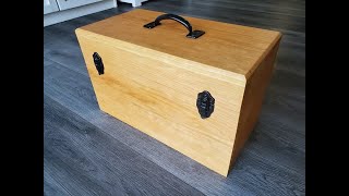 How To Build A Wood Toolbox [upl. by Yattirb]