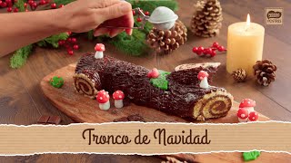 Tronco de Navidad  Recetas Nestlé Postres [upl. by Lona]