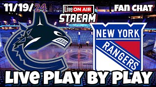 New York Rangers vs Vancouver Canucks NHL Live Stream [upl. by Odnuges]