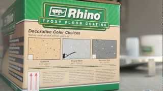 Rhino Linings Epoxy Garage Floor Coating [upl. by Shelagh499]