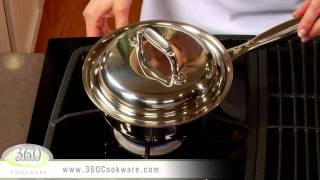 Hard Boiled Eggs with No Water  Vapor Technology with 360 Cookware [upl. by Sabino]