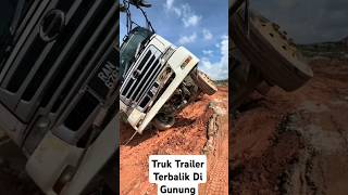 Truk Trailer Di Gunungshortsshortherichanneltrending viralanimasimobiltruktrailerbus truck [upl. by Ayatnohs]