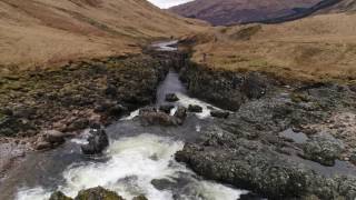 DJI Phantom 4 Pro Glencoe Scottish Highlands 4k [upl. by Yromas]