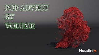 Particle advection by Volume  Houdini tutorial [upl. by Akinihs618]