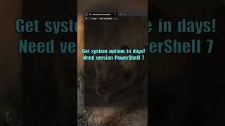 PowerShell Hack Get System Uptime sysadmin techtips powershell windows ittips [upl. by Wendalyn582]