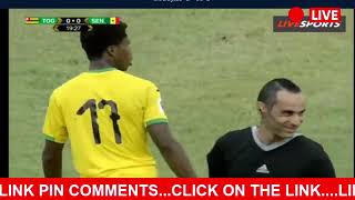 Togo 0 vs 0 Senegal Eliminatoire mondial 2026 [upl. by Almeeta]