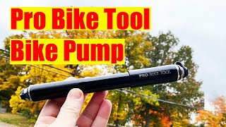 Pro Bike Tool Bike Pump with Gauge  Unboxing and Review [upl. by Anadroj3]