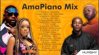 AmaPiano Mix BEST OF AMAPIANO  Mina Nawe  Fatela  Stimela  Abo Mvelo  Sengizwile  Hurshy [upl. by Oswal229]