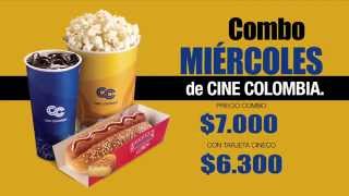 COMERCIAL CINE COLOMBIA REF quotMiércolesquot [upl. by Roze974]