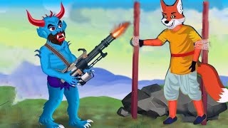 ডাকু রাক্ষস ও বন্দী শিয়াল  Daku Rakkhosh O Fox siyal Bangla Cartoon  thakumar jhuli cartoon [upl. by Estrellita]