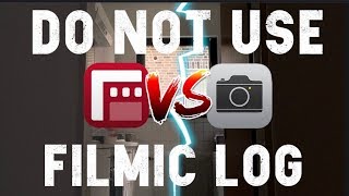 FILMIC PRO LOG VS STANDARD KAMERA APP Vergleich  iPhone SE  comparison ENG SUB [upl. by Inimak]