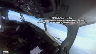 TCAS RA Inflight on a B737 [upl. by Windy]