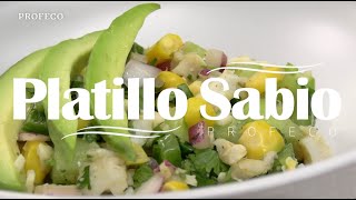 Ceviches de Mojarra Camarón y Frutas  Platillo Sabio [upl. by Nomyt538]