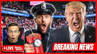 🚨 FALSE BOMB THREAT Ahead of New York Trump Rally  Individual DETAINED By Police [upl. by Mariette386]