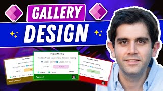 How to build a Responsive Modern Gallery in Power Apps  Tutorial [upl. by Ninos850]