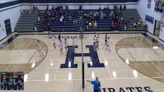 Hudson vs AGWSR High School Girls Varsity Volleyball [upl. by Neenaj399]