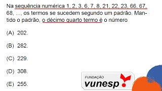 VUNESP SEQUÊNCIA LÓGICA  Questão de Raciocínio Lógico do TJSP [upl. by Akirehs]