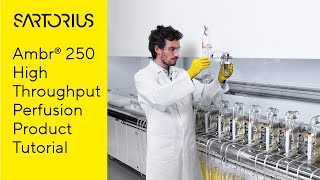 Ambr®️ 250 High Throughput Perfusion Product Tutorial  Learn with Sartorius [upl. by Adnamra]