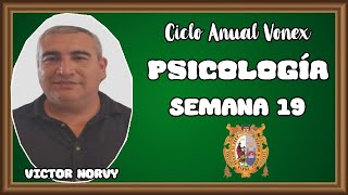 APRENDIZAJE II  SEMANA 19  PSICOLOGÍA  VICTOR NORVY [upl. by Lowry389]