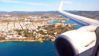 Ryanair Boeing 737  Landing at Ibiza Airport Runway 24 [upl. by Nairadas998]