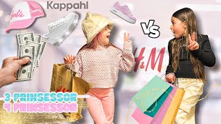 SHOPPING CHALLENGE🛒🛍👚 KÖPER KLÄDER ÅT VARANDRA💸vem gör det bäst🤩  3prinsessor VLOGG💕 [upl. by Eiddet287]