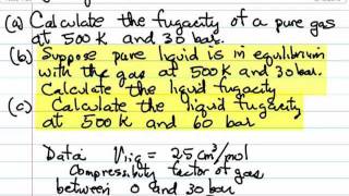 Fugacity of a Single Component [upl. by Silverstein]